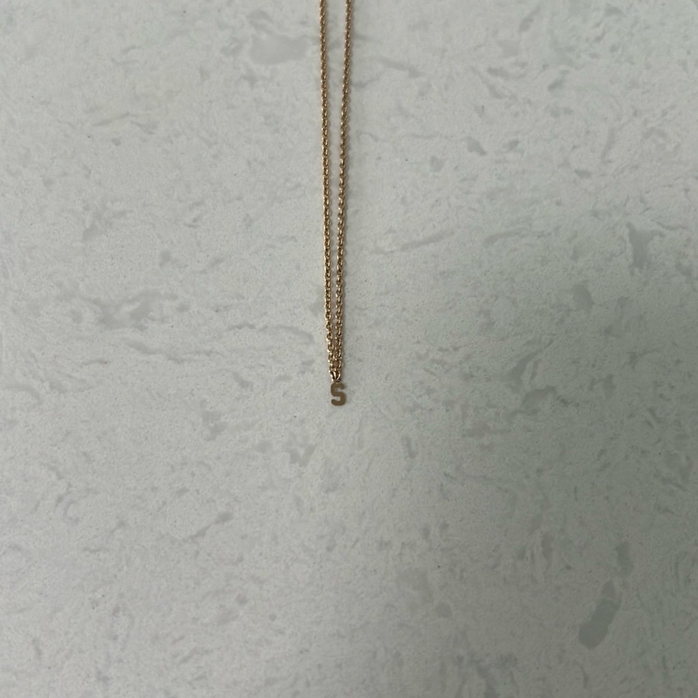 Mini “s” necklace